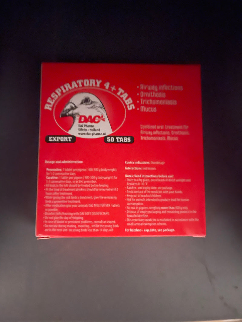 Respiratory 4+ (50tablete)